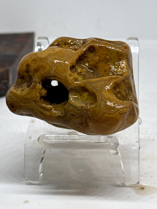 Holy Moly - Agate with Natural Vug and Tower Formation – 2.5 oz Collectible