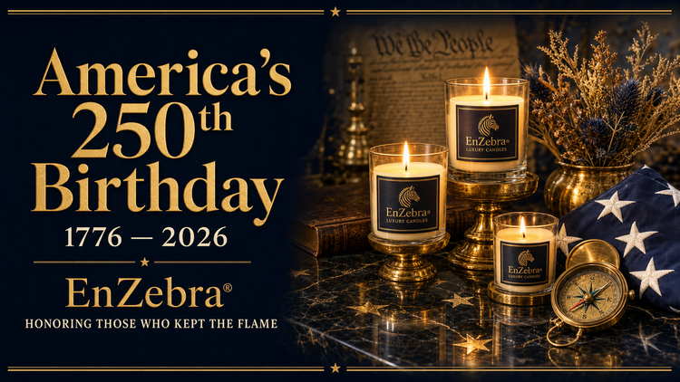 EnZebra Luxury Candles July 4th Banner