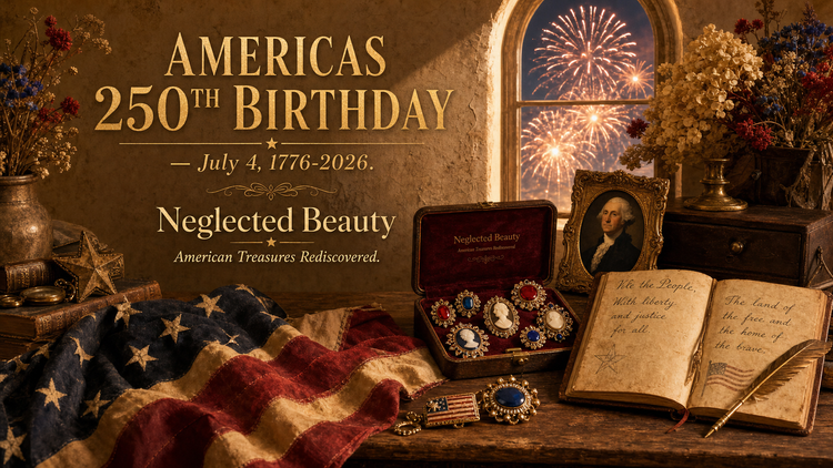 Neglected Beauty July 4th 250th Anniversary Sale Banner