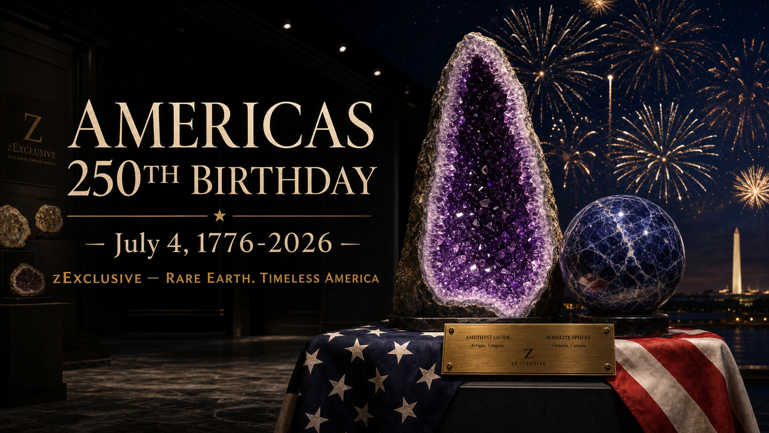zExclusive July 4th 250th Anniversary Sale Banner