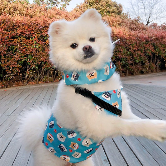Pet cooling scarf dog summer cooling ice scarf cooling supplies French Dou Corgi cooling clothes