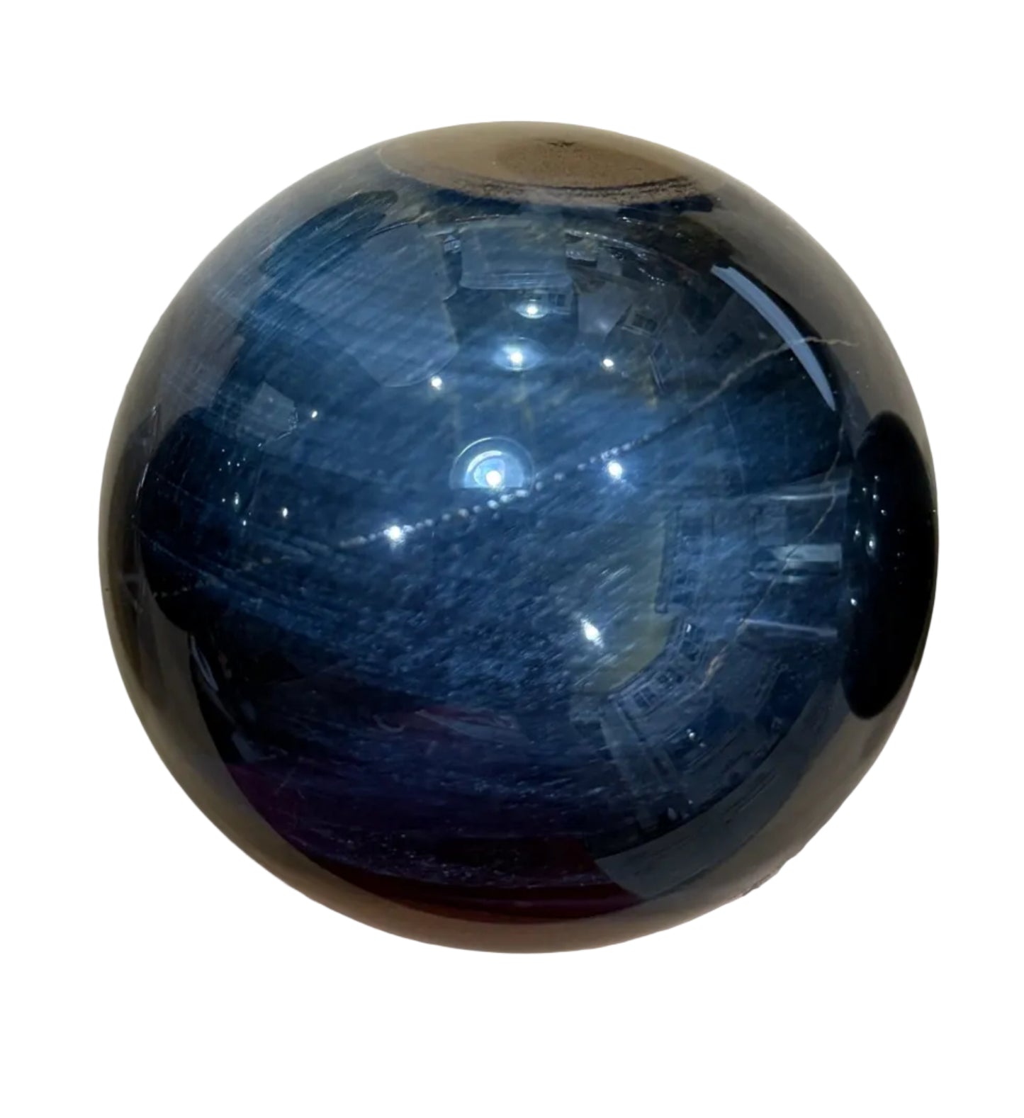 Blue High Grade Tigers Eye Dark blue high flash Sphere