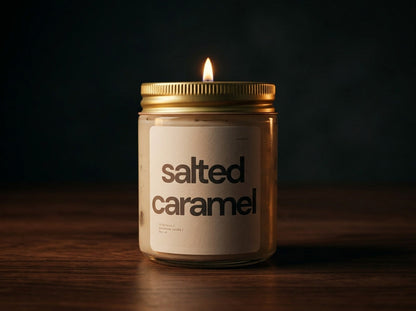 Salted Caramel No 21 candle luxury editorial
