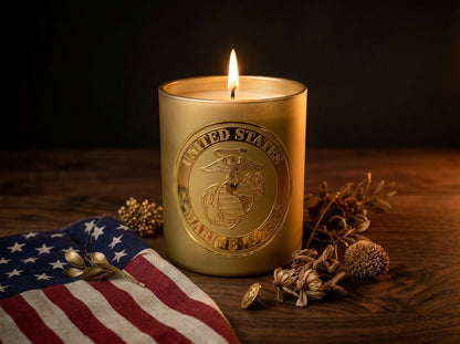 EnZebra Honor Series Military candle luxury editorial