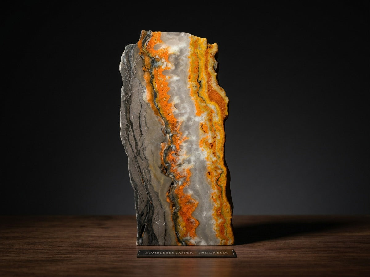 Bumblebee Jasper Slab luxury collector editorial