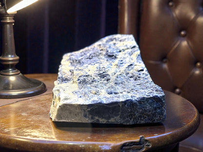 zExclusive 9.6 lb High-Grade Sodalite Statement Slab — additional angle