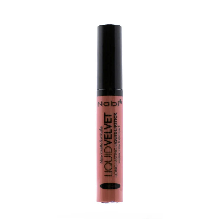 Nabi Liquid Velvet Long Lasting Liquid Lipstick — Matte Formula Shea Butter Vitamin E Salon Quality — back view