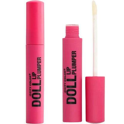 City Color Doll Lip Plumper Gloss — Hot Pink Tube | Salon Quality Lip Plumping Gloss | Professional Grade