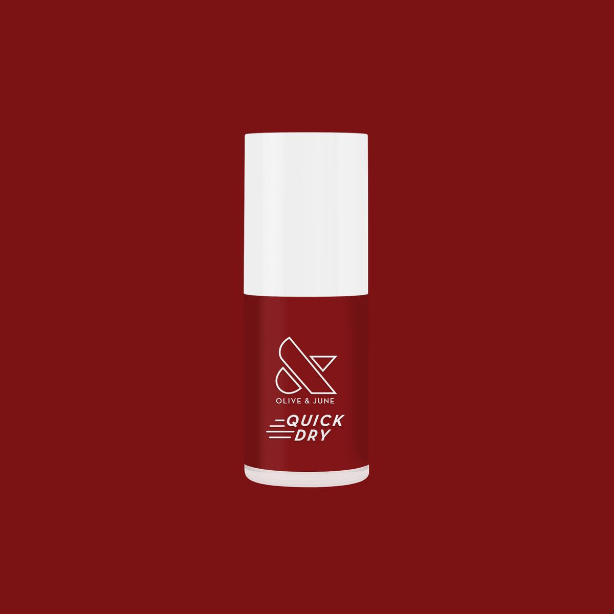 Olive & June Quick Dry Nail Polish bottle - Brick