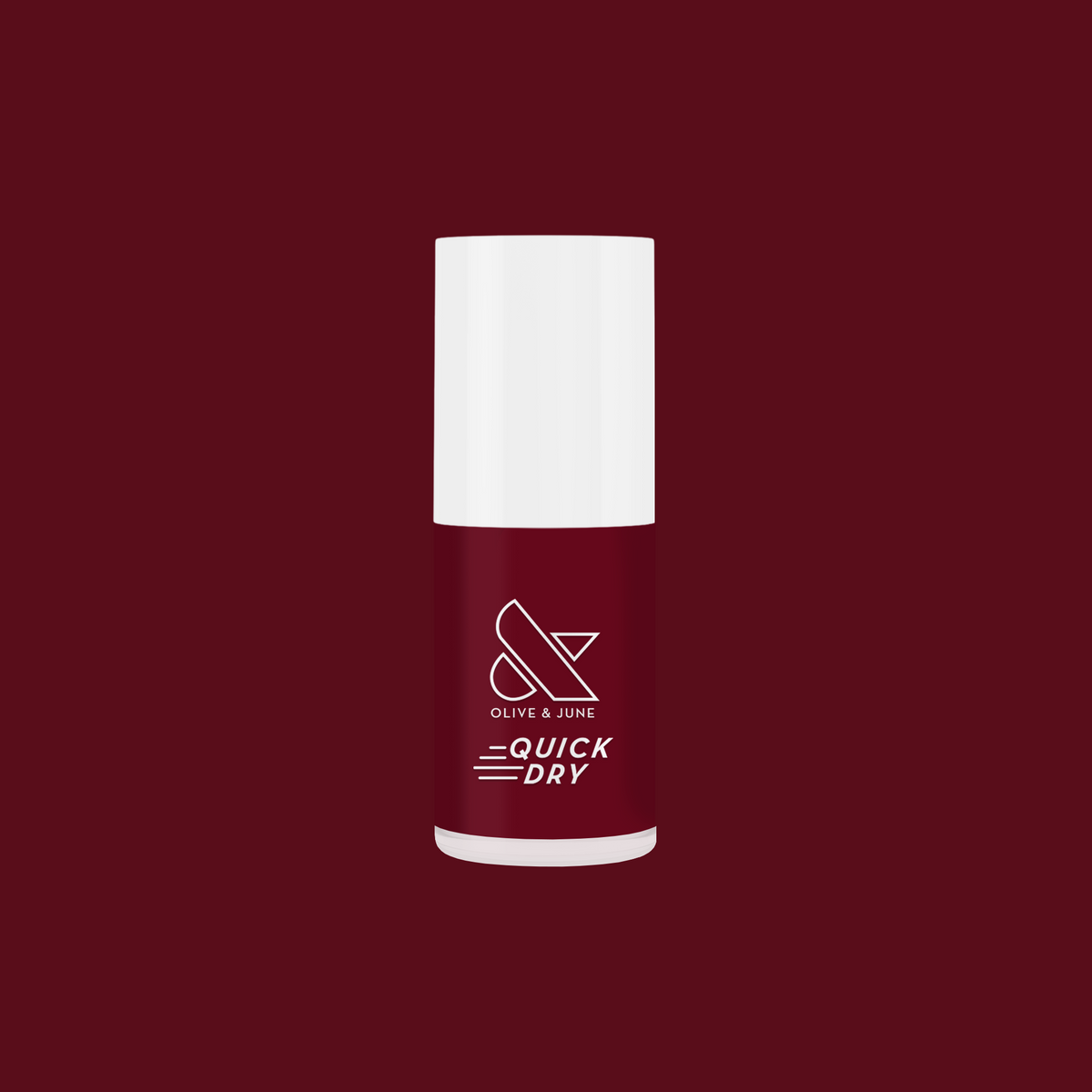 Olive & June Quick Dry Nail Polish bottle - Cabernet