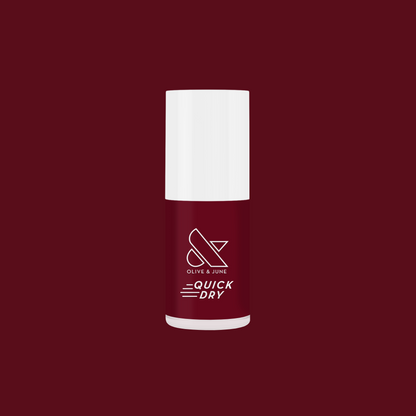 Olive & June Quick Dry Nail Polish bottle - Cabernet