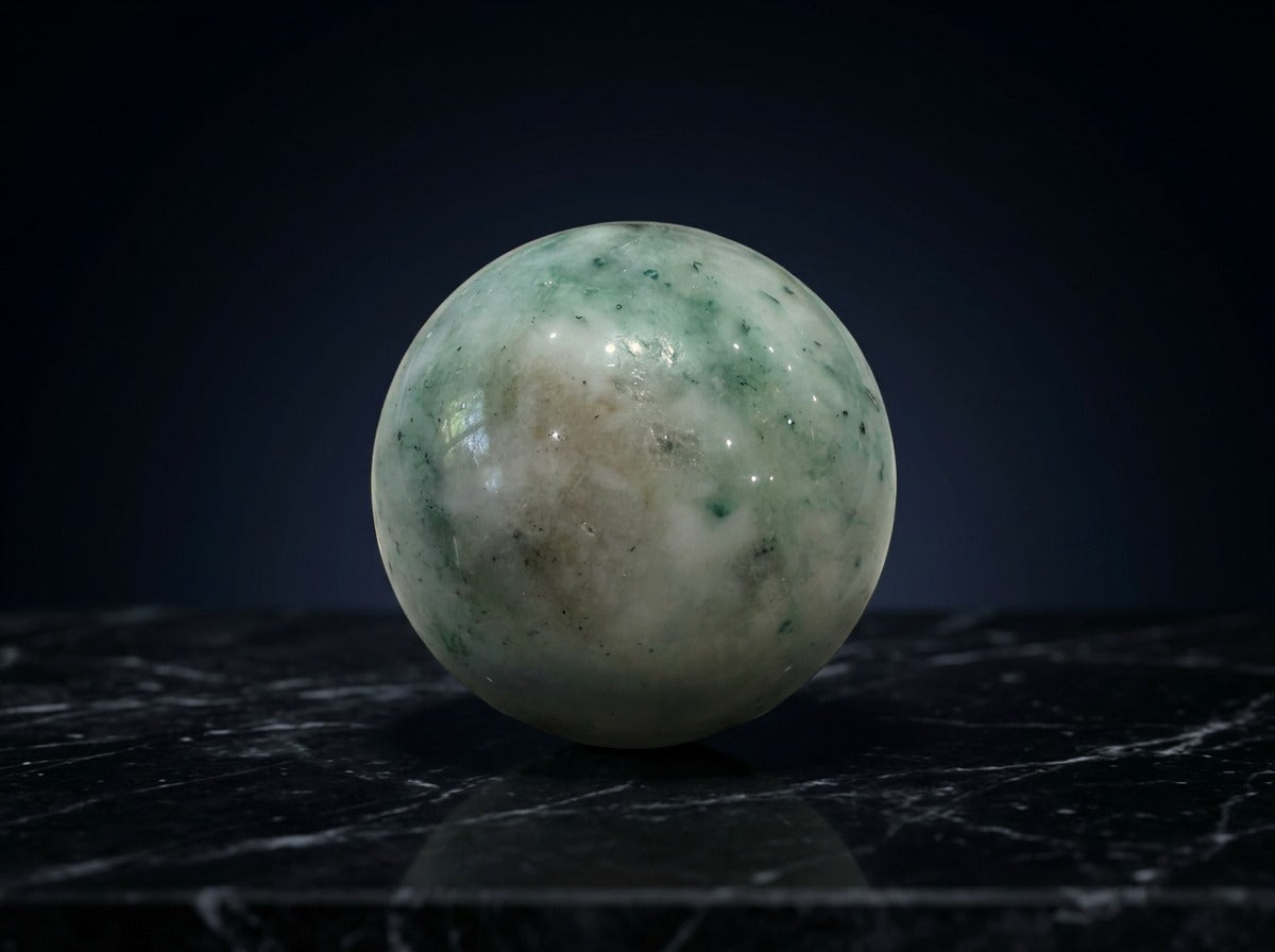 Emerald in Matrix Polished Sphere