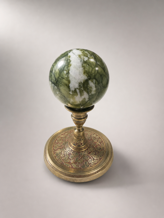 Green Serpentine Polished Sphere hero image