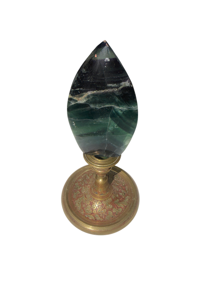 Rainbow Fluorite Flame Freeform — Polished Natural Crystal Display, 0.53 lb (Stand Not Included)