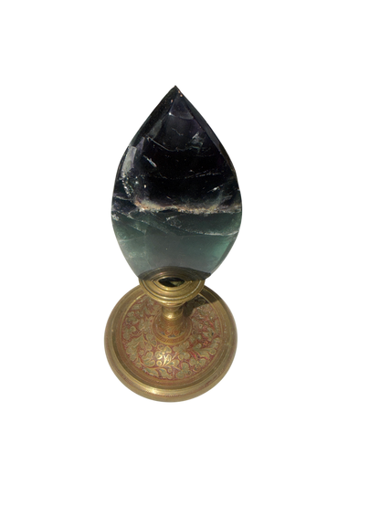 Rainbow Fluorite Flame Freeform — Polished Natural Crystal Display, 0.53 lb (Stand Not Included)