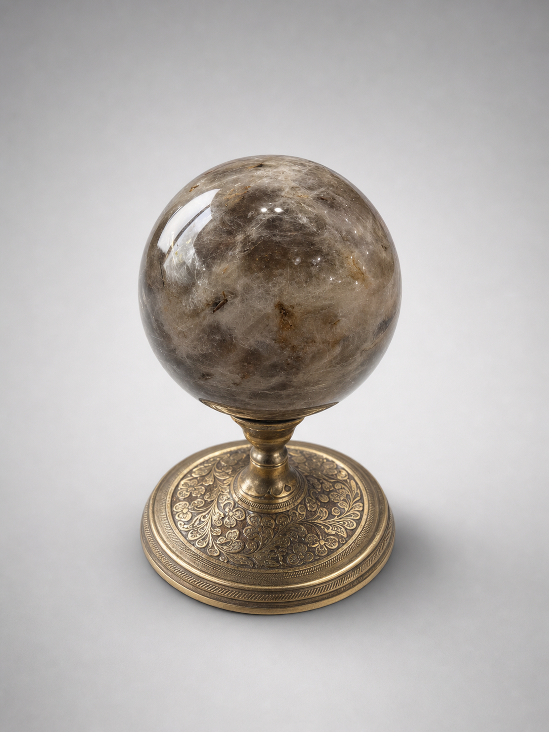 Smoky Quartz Polished Sphere hero image