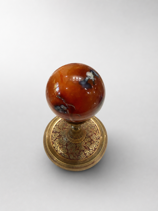 Carnelian Agate Polished Sphere hero image