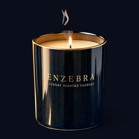EnZebra EnZebra® Luxury Scented Candle — Obsidian Black Vessel | 14 oz