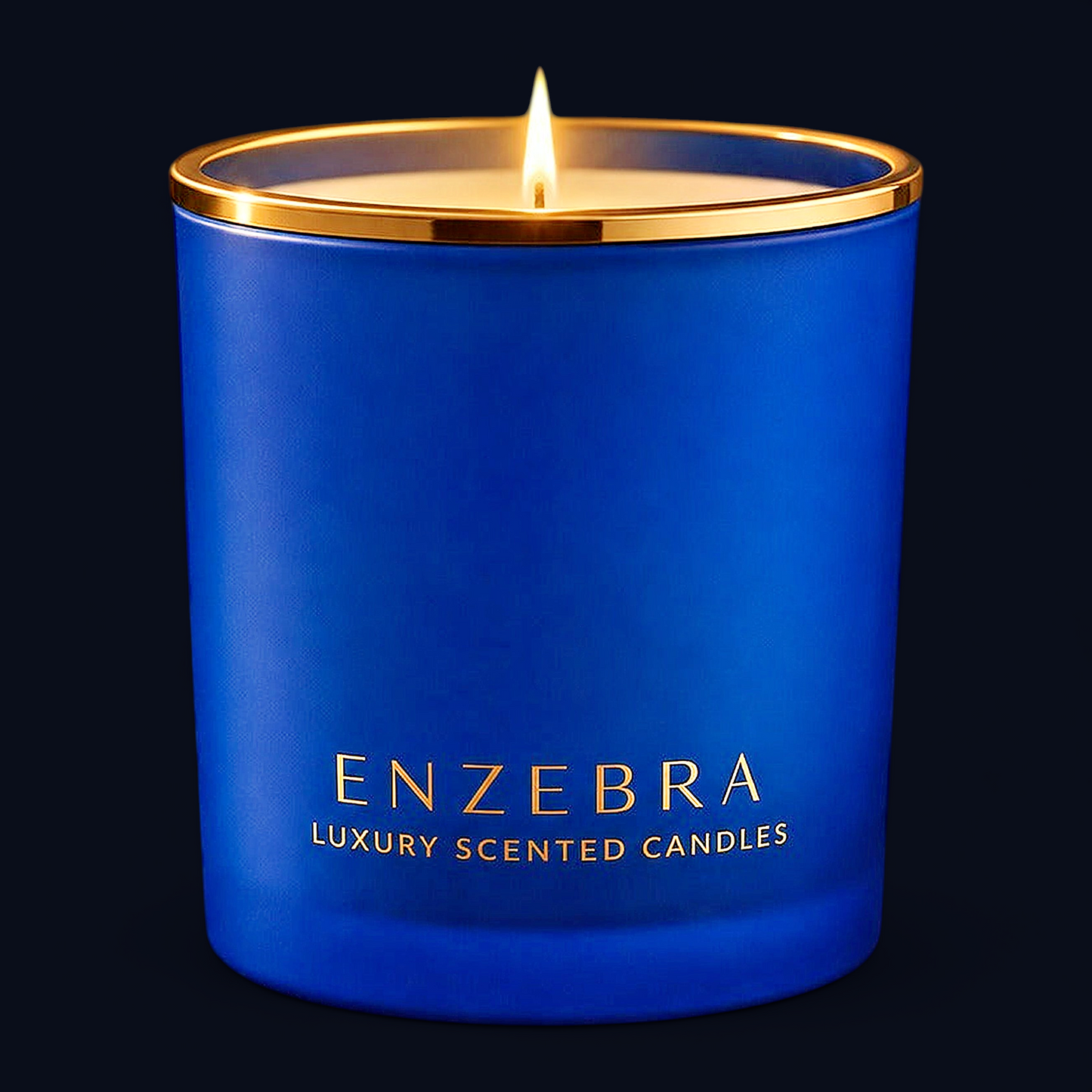 EnZebra EnZebra® Luxury Scented Candle — Royal Blue Vessel | 8 oz