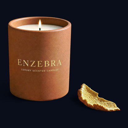 EnZebra EnZebra® Luxury Scented Candle — Sienna Terracotta Vessel | 12 oz