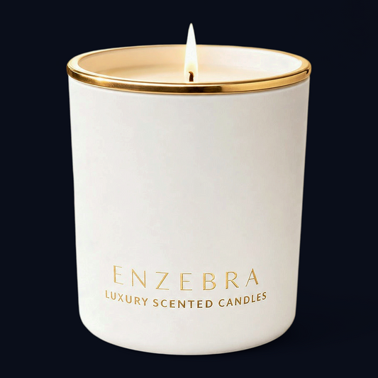 EnZebra EnZebra® Luxury Scented Candle — Matte White Vessel | 8 oz