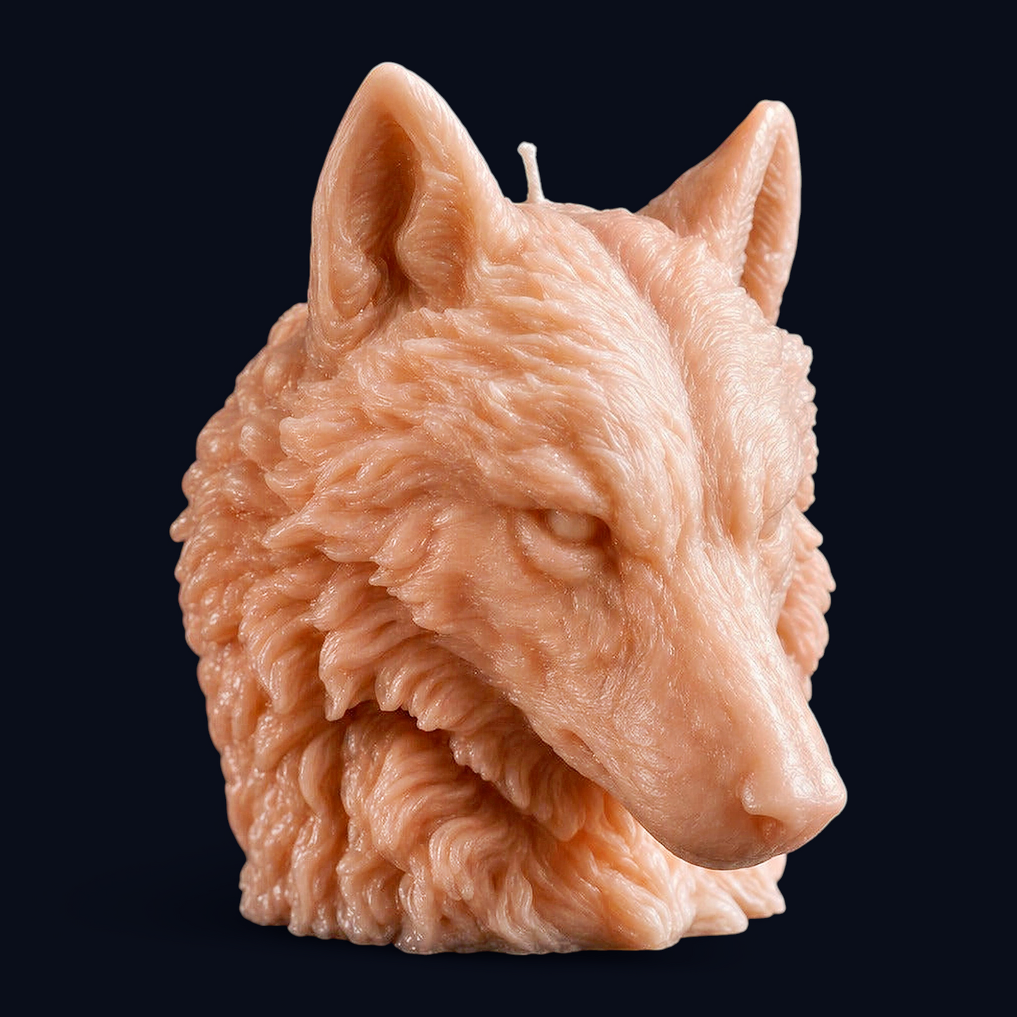 EnZebra EnZebra® Wolf Head Sculptural Candle | Handmade | Statement Piece