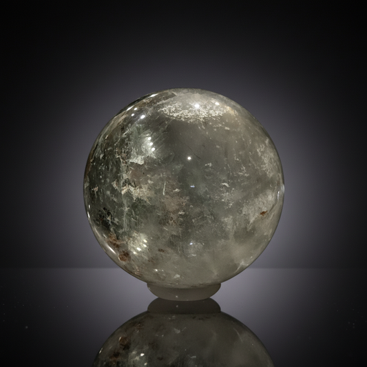 Garden Quartz Sphere — Luxury Background v2