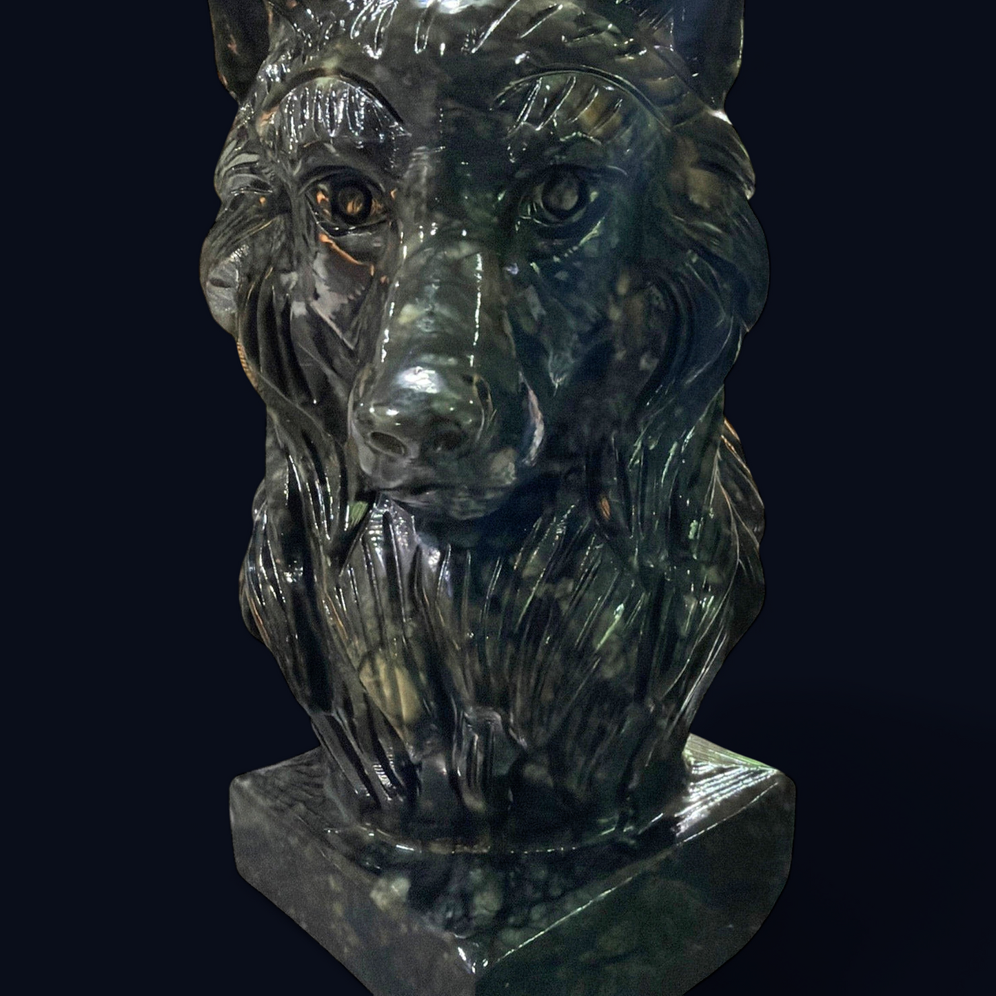 Garland Workshop & Lapidary A Masterwork in Stone — Handcarved Jade Sculpture