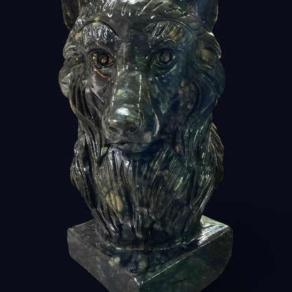 Garland Workshop & Lapidary A Masterwork in Stone — Handcarved Jade Sculpture
