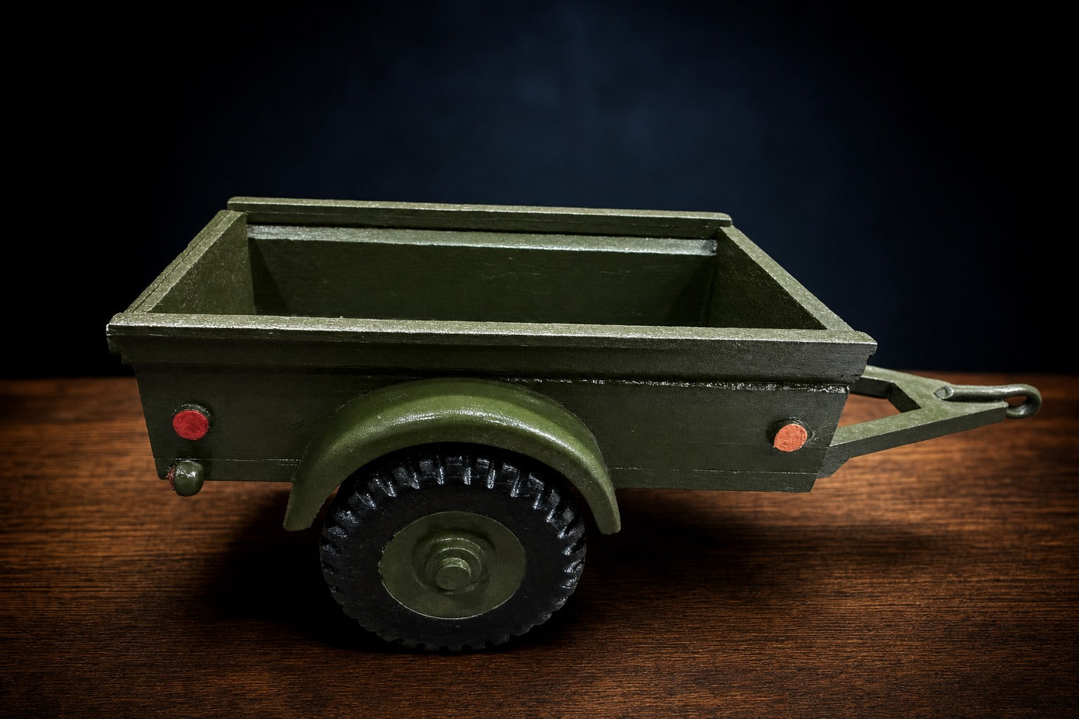 Garland Workshop M416 cargo trailer — olive drab, rubber tire