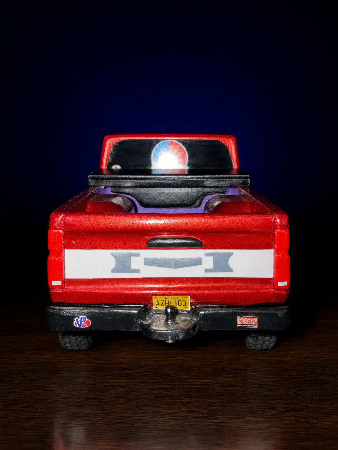 Garland Workshop Dominator — rear view, tailgate, hitch, bumper detail