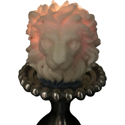 The Mane Event - Lionhead Candle Solid Wax Status Piece