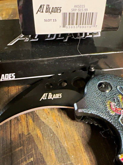 Tac Force Linerlock A/o Black & Green Aluminum Stainless Folding Knife 915gn