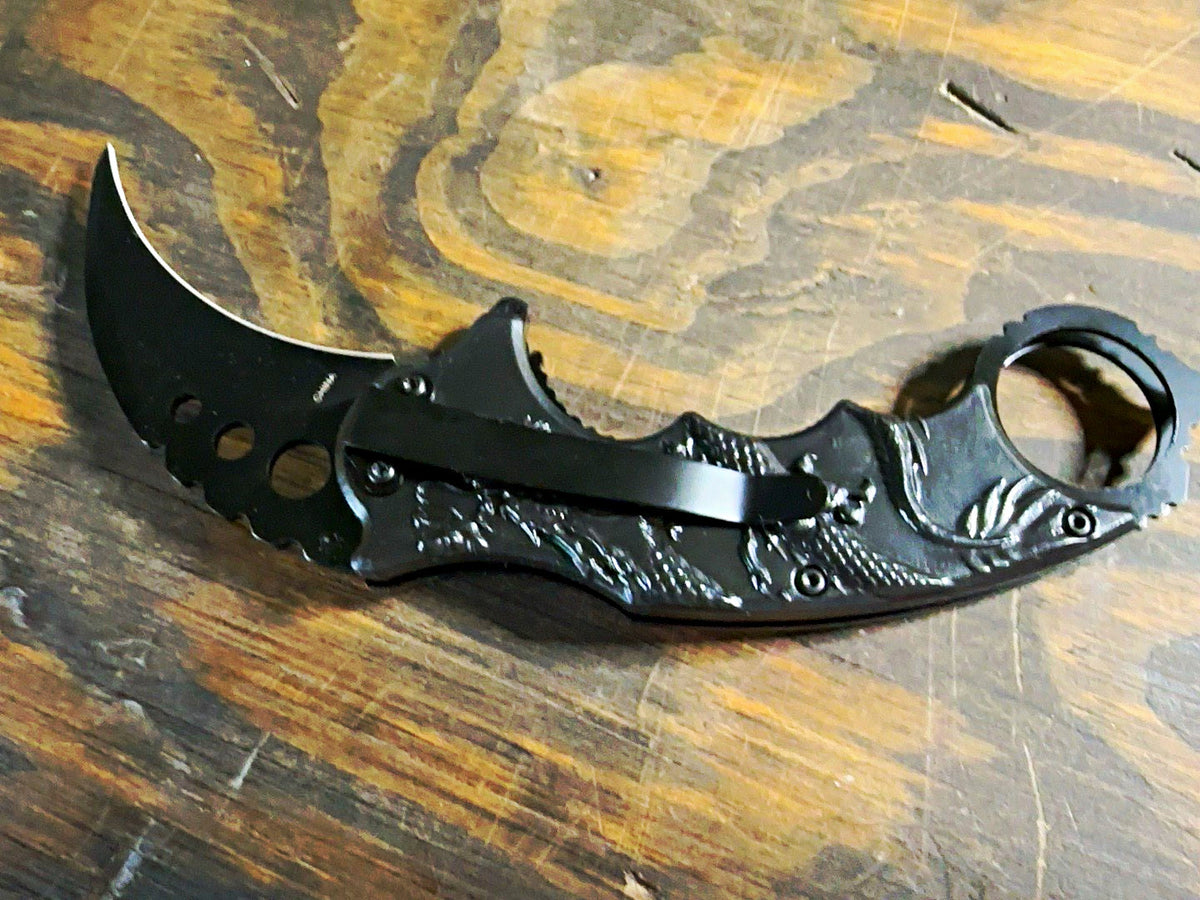 Tac Force Linerlock A/o Black & Green Aluminum Stainless Folding Knife 915gn