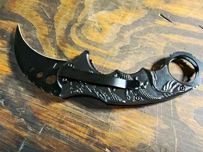 Tac Force Linerlock A/o Black & Green Aluminum Stainless Folding Knife 915gn