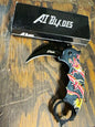 Tac Force Linerlock A/o Black & Green Aluminum Stainless Folding Knife 915gn