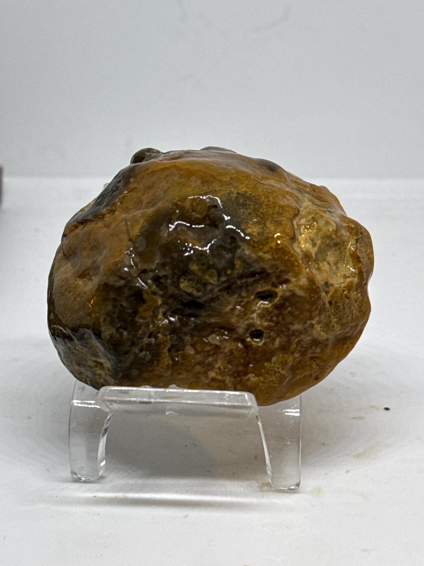 Crown of the Deep – 3.4 oz Unpolished Turkish Agate Specimen | Natural Cavity Stone