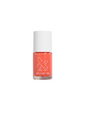 Zebra Industries, LLC Olive & June long-lasting nail polish in Field Day, a vibrant coral red 15-free salon formula.