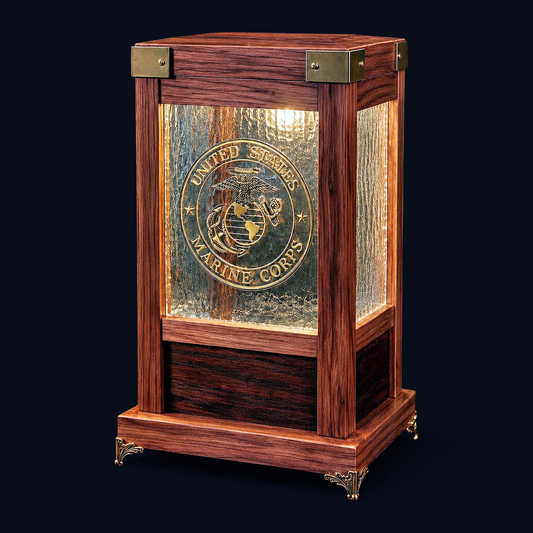 zExclusive Handcrafted Military Tribute Lamp | Made to Order | zExclusive