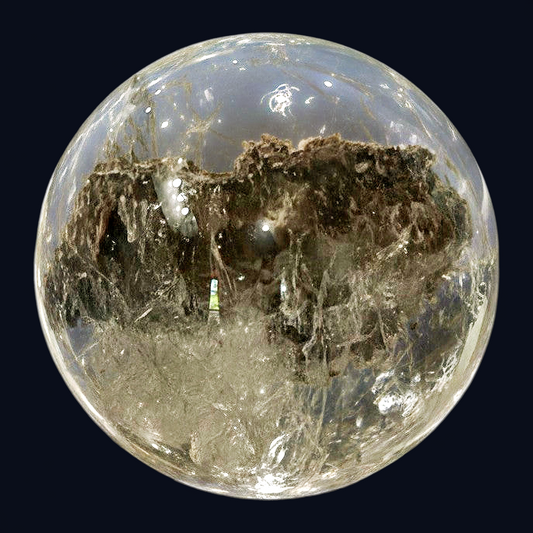 zExclusive Garden Quartz Polished Sphere  — Collector Grade Authentic Mineral Specimen