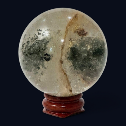 zExclusive Garden  Quartz Crystal Sphere  Collector Grade Mineral Specimen