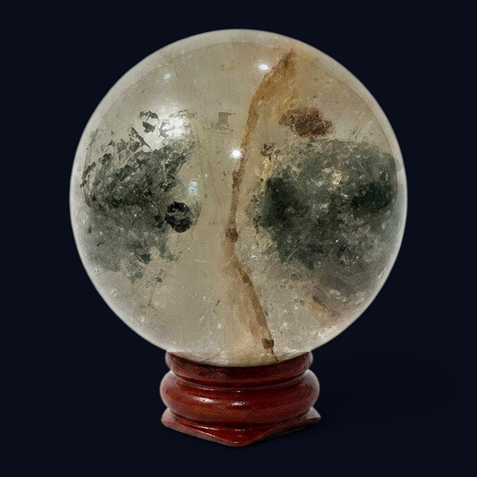 zExclusive Garden  Quartz Crystal Sphere  Collector Grade Mineral Specimen