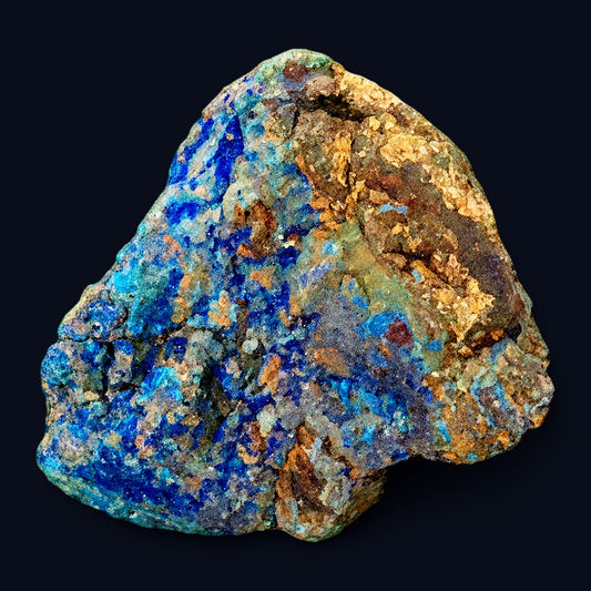 zExclusive Azurite Raw Specimen with Matrix — Collector Grade Verified Natural Mineral