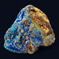 zExclusive Azurite Raw Specimen with Matrix — Collector Grade Verified Natural Mineral