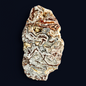 zExclusive 9 lb Mexican Crazy Lace Agate Statement Sculpture – Face-Polished Freeform Decor Stone